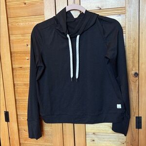 Vuori Hoodie Black Small